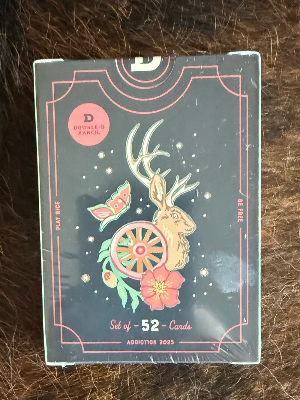 New Double D Ranch "ADDICTION" Deck Of Cards Poker Western Rodeo Cowgirl Themed - Picture 5 of 5